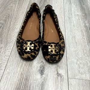 Tory Burch cheetah flats